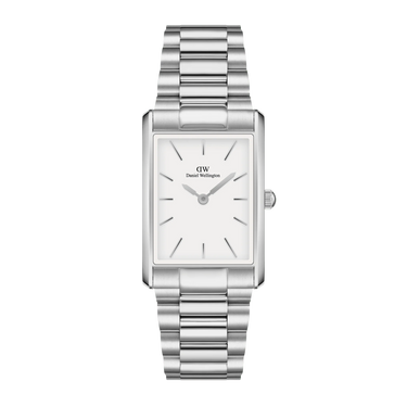 Bound 35x24mm - Sølv/Hvid fra Daniel Wellington