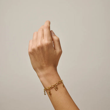 Golden Cross Charms - Forgyldt