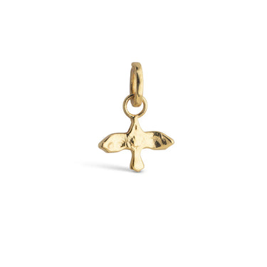Devoted Swallow Charm - Forgyldt