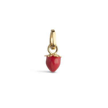 Sunny Strawberry Charm - Forgyldt