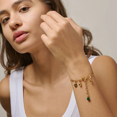 Adventurous Mushroom Charm - Forgyldt