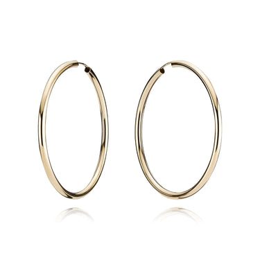 Creoler 2,5/50 mm - 14 kt. Guld fra Fine Essentials by Plaza