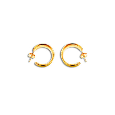 Chunky Creoler Lille - Forgyldt fra Lush Lush Jewelry