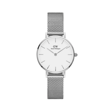 Classic Petite 28mm - Sølv/Hvid fra Daniel Wellington