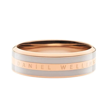 Emalie Ring - Rosaguld/Desert Sand fra Daniel Wellington