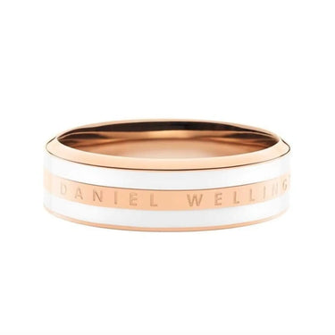 Emalie Ring - Rosaguld/Hvid fra Daniel Wellington