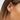 Color Ørering Half Dip - Forgyldt Messing fra LULU Copenhagen
