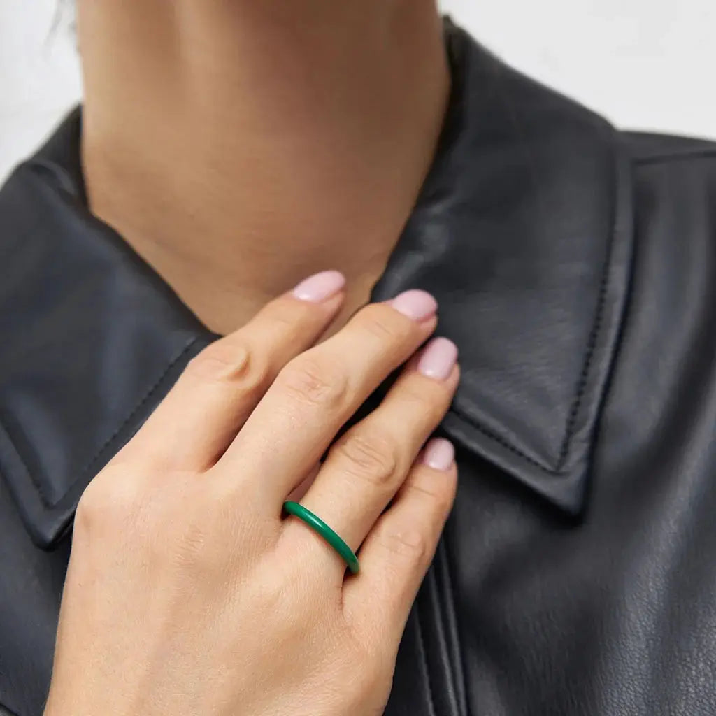Color Ring - Messing fra LULU Copenhagen