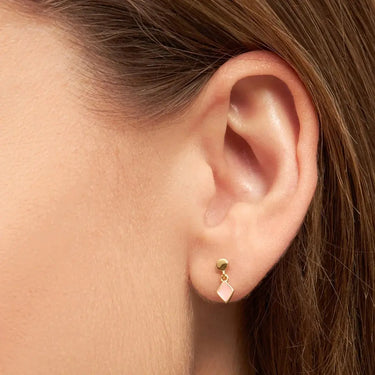 Confetti Dangling Ørering - Forgyldt Messing fra LULU Copenhagen