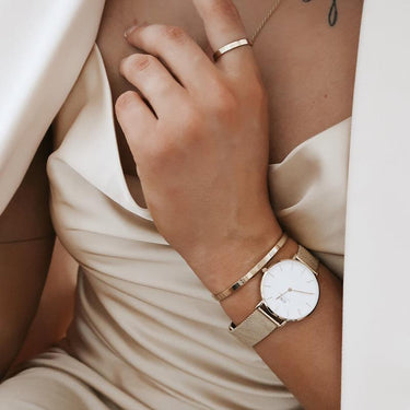 Classic Armbånd Large - Forgyldt Stål
