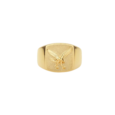 IX Eagle Signet ring - Forgyldt fra Ix Studios