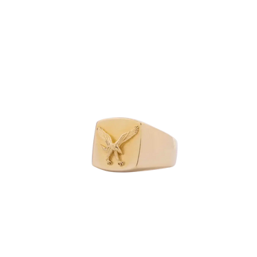 IX Eagle Signet ring - Forgyldt fra Ix Studios