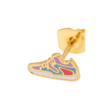 Sneaker One Ørestik - Forgyldt fra LULU Copenhagen