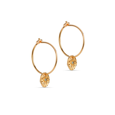 Mini Esma hoops - Forgyldt