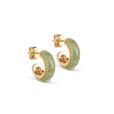 Mini Sparkling Luna hoops - Forgyldt fra Enamel
