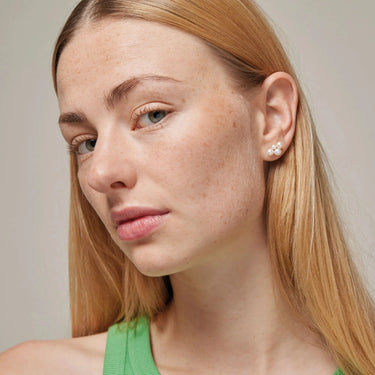 Mae ørering -forgyldt fra Enamel