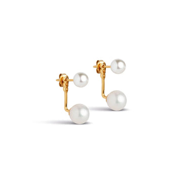Althea Pearl øreringe - forgyldt fra Enamel
