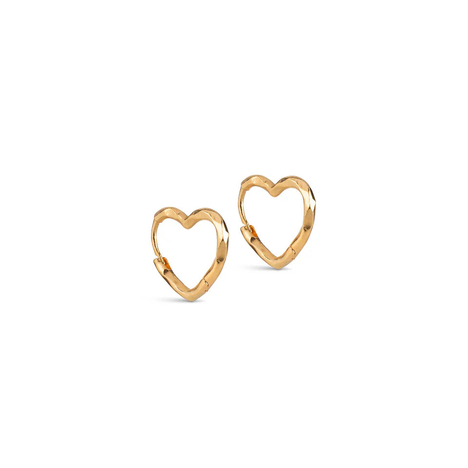 Organic Heart Small Creol - Forgyldt