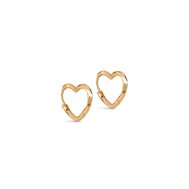 Organic Heart Small Creol - Forgyldt