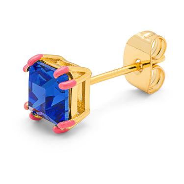 Gala Crystal Bling Ørestik - Forgyldt Messing