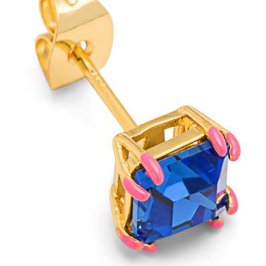 Gala Crystal Bling Ørestik - Forgyldt Messing