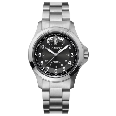 Khaki Field King Day Date Auto H64455133 fra Hamilton