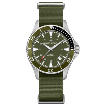Khaki Navy Scuba Auto H82375961 fra Hamilton