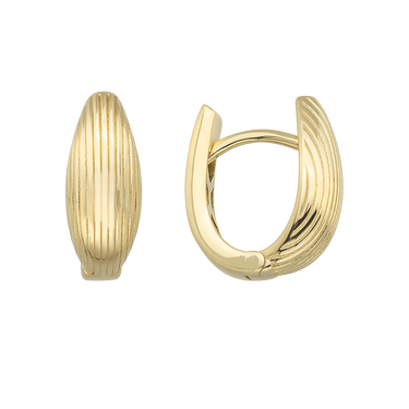 Shell Creoler - 8 kt. Guld fra Gold Essentials