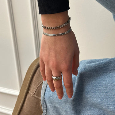 Snake Armbånd - Stål