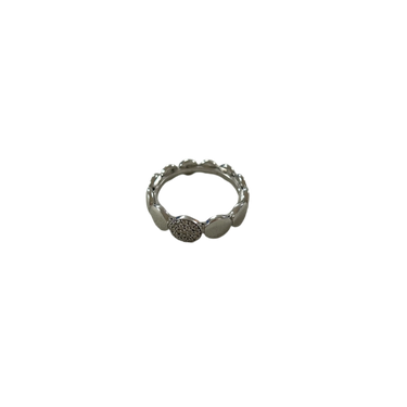 ring syn.zir. Sølv rh.