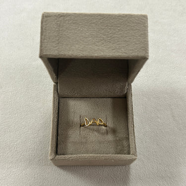 Dad Ring - Forgyldt