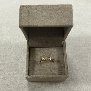 Love Ring - Forgyldt