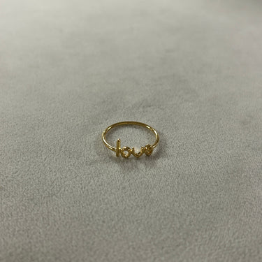 Love Ring - Forgyldt