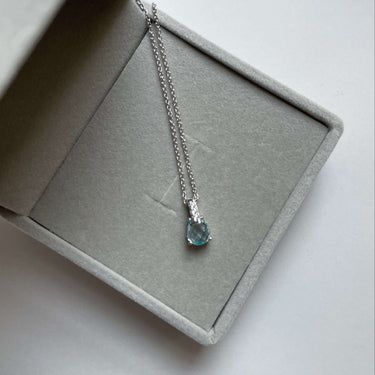 Sky Blue Topas Vedhæng - Sølv