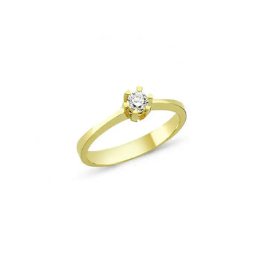 14kt. STAR ring med 0,20ct. W-si 6 greb fra Nuran