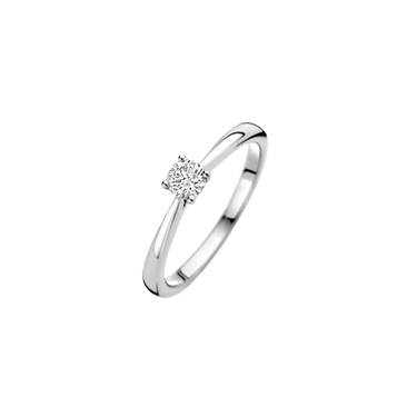 Ring 0,25 ct. - 14 kt. Hvidguld