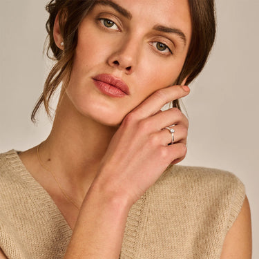 Ring 0,35 ct. - 14 kt. Hvidguld