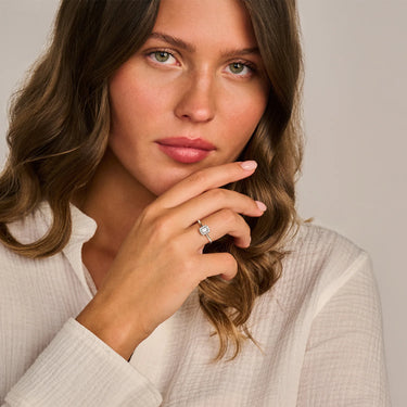 Ring 0,40 ct. - 14 kt. Hvidguld