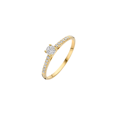 Ring 0,32 ct. - 14 kt. Guld
