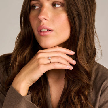Ring 0,12/0,08 ct. - 14 kt. Guld