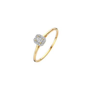 Ring 0,10/0,07 ct. - 14 kt. Guld