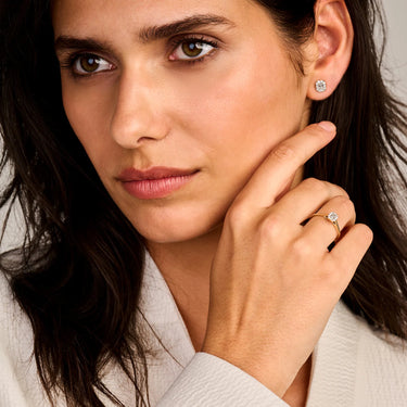 Ring 0,10/0,07 ct. - 14 kt. Guld