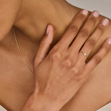 Ring 0,15 ct. - 14 kt. Guld