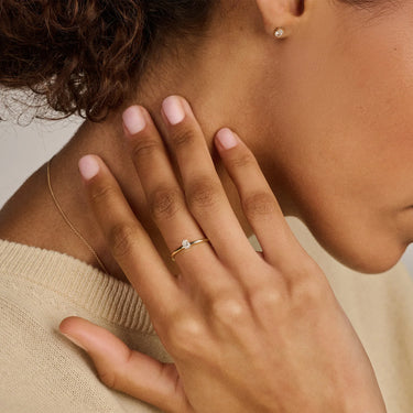 Ring 0,15 ct. - 14 kt. Guld