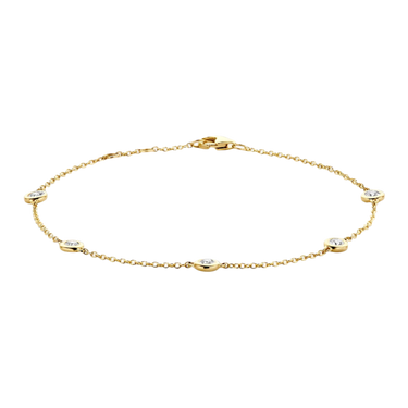 Armbånd 0,37 ct. - 14 kt. Guld