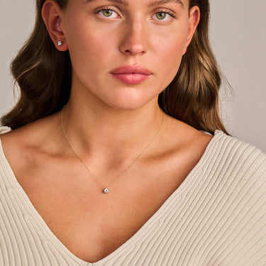 Halskæde m. Vedhæng 0,45 ct. - 14 kt. Guld