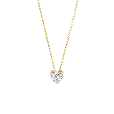 Halskæde m. Vedhæng 0,50 ct. - 14 kt. Guld