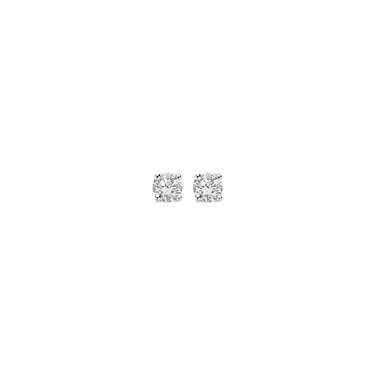 Ørestikker 2x 0,20 ct. - 14 kt. Hvidguld