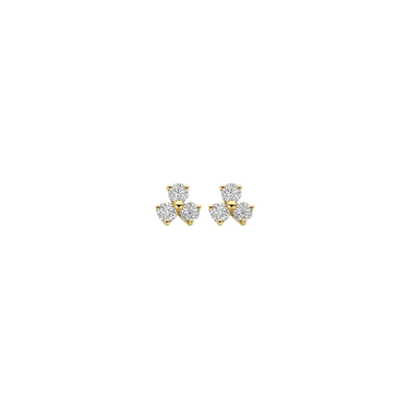 Ørestikker 2x 0,1050 ct. - 14 kt. Guld