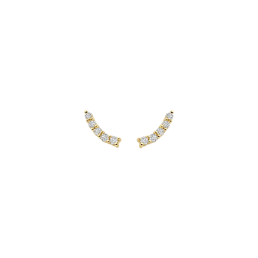 Ørestikker 2x 0,0550 ct. - 14 kt. Guld